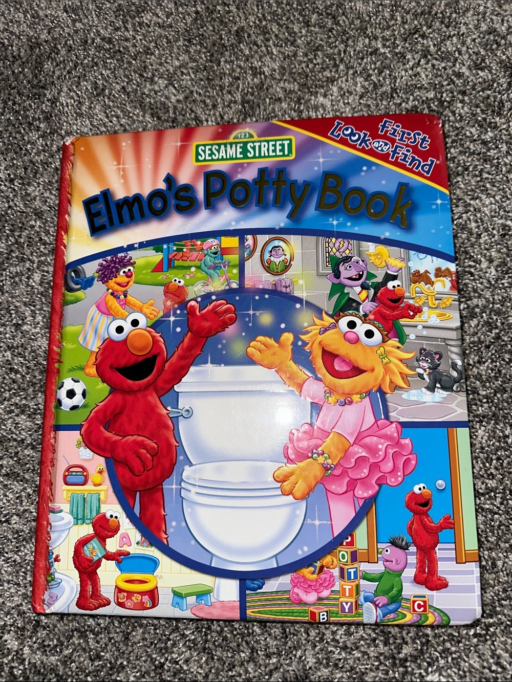 Sesame Street Elmo's Potty Book - Red, Blue, Yellow